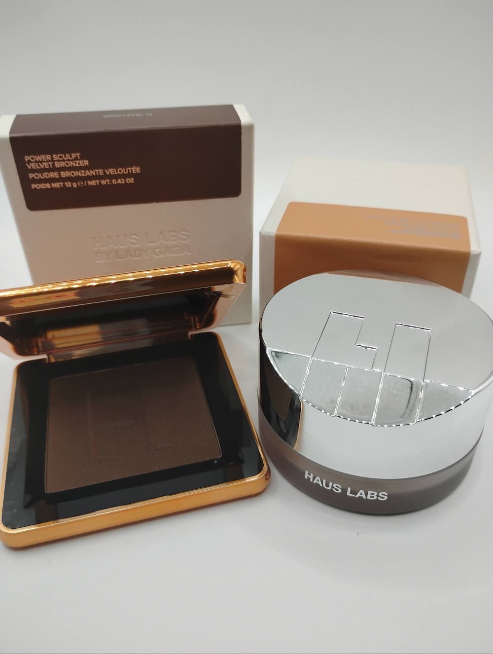 Haus Labs By Lady Gaga Velvet Bronzer & Haus Labs Loose Setting Powder Bundle - Picture 2 of 6